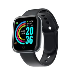 Smart Watch Y68 Men Women Wristwatches D20 Smartwatch Electronic Clock Fitness Monitor Birthday Gift For Xiaomi Huawei Bracelet 100pcs