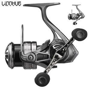 Linnhue Fishing Reel 1500 2500 Professional przynęta łowić płytką szpulę Pojedynczą podwójną obrotową rolkę akcesorium rybacki 231225