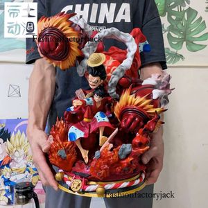 Anime da Terra líder de vendas, One Piece King, Black Pearl, Thunder God, Kai Duo Sauron, Three Dragons Sauron, Handmade Model Group, Crow Cannon Decoration 2 28