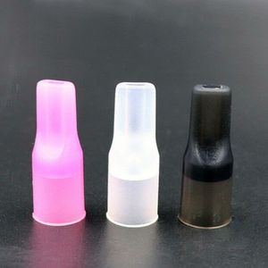 510 Silicone Flat Mouthpiece Cover Rubber Drip Tip Silicon Test Tips Tester Cap 9mm Diameter for Ploom Tech IQOS Tank With Individually packed