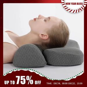 Cervical Pillow Memory Foam Contour Pillow Bed Pillows For Side Sleeper Ergonomic Orthopedic Sleeping Pillow 231222