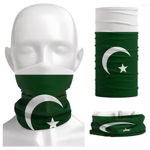 Scarves Pakistan Flag Bandana Neck Cover Gaiter Outdoor Sports Balaclava Men Women Printed Cycling Tube Face Scarf Mask Hiking Headwear