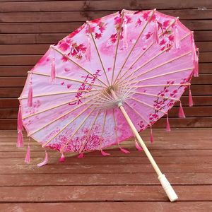 Umbrellas Classical Dance Hanfu Ancient Wind Su Umbrella Walking Show Pography Immortal Spirit Floating Props Scenic Parasol