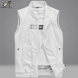 Jackor Summer Mesh Quick Drying Vests Man Hateble MultiCocket Mountain Climbing Fishing Vest Work Sleeveless Jacket Men Clothing