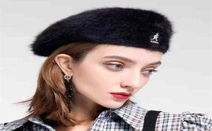 scansiona il Codice sul Sito Ufficialekangol Furgora 504 Berretto Basco in Pelo di Canguro Coniglio Cappello Coppia Maschile e Femminile29853383345