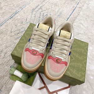 Renk Yeni Tasarımcı Çift Ayakkabı Eski Screener Çok Yönlü Mac80 2023 Sneaker Pembe Eğitmeni G eşleşen Aile Sıradan Küçük Kadın 7Hpp