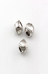 100Pcs Antique Silver Zinc Alloy Sports Baseball Spacers Large Hole Beads For Jewelry Making Bracelet Necklace DIY Accessories F15008917