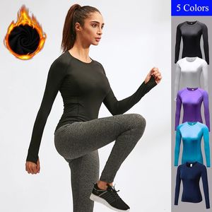 Winter-Thermo-Unterwäsche, warme Hemden, Top für Damen, Dessous, solide Pyjamas, Samt-Dessous, Langarm-Blusen, Thermo-Kleidung 231226