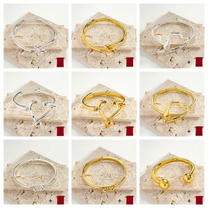 Spanish High Quality Exquisite Fashion UNO DE 50 Silver Gold Color Love Logo Is Intertwined Bracelet Jewelry Gift Free Delivery