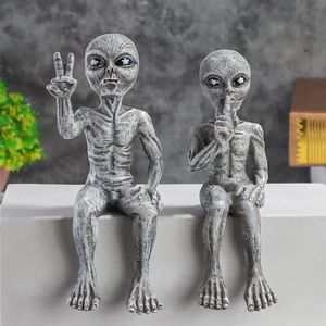 Abstract Alien Resin Crafts Decoration Bookcase Interior Home Decoration Birthday Gift Figurines Miniatures Crafts 231225