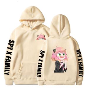 2023 SPY X FAMILY Anya Hoodies Haruku Anime Sweatshirts Kids Kawaii Graphic Printed Pullover Casual Streetwear Fashion Clothes