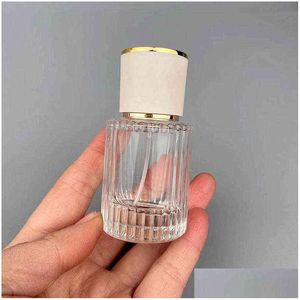 10Pc 30Ml 50Ml Transparent Bottles Travel Pocket Glass Spray Empty Mist Bottle Dispenser Atomizer Y220428 Drop Delivery Dhbr5