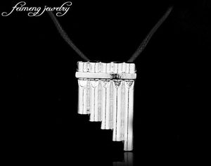 Peter Pan Magic Flute Vintage Rope Chain Necklace Silver Plated Instrument Pendant Movie Jewelry Neverland Necklaces2135398