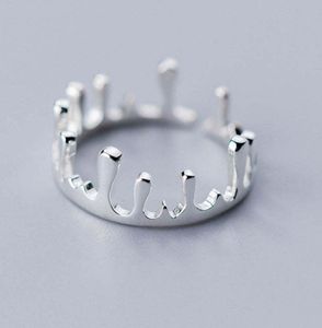 Wedding Rings Fashion Ring Small Open Imperial Crown Ringen Jewelry Female Cool Cute Midi For Women Party Gifts Promise Couples6996437