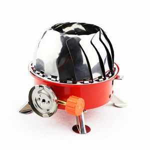 Portable Windproof Camping Stove Stainless Steel Outdoor Camping Cooking Stove Folding Gas Stove Picnic Gas Equipment 231225