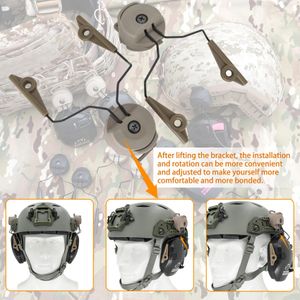 Accessories Hearangel ARC Rail Adapters Tactical Headset Accessories for Walkers Electronic Earmuffs Hearing Protection Shooting Headphone