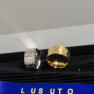 Clássico feminino trevo casal anel de luxo marca designer presente anel clássico caixa embalagem jóias feminino novo casamento amor presente anel de aço inoxidável charme jóias