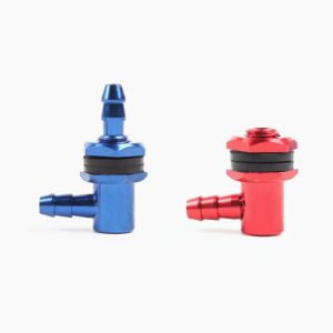 Fixed-Wing Drone Tank Accessories Fuel Nozzle CNC L-Type Anodized Aluminum Long / Short Nozzle For Rc Drone Fuel Tank