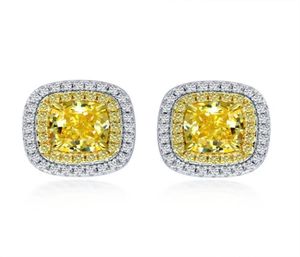 Designer Earring Women S925 Sterling Silver Stud Earrings Fashion Woman Ear Ring Womens Yellow Pink Diamond Earings 225CT Zircon 2390644
