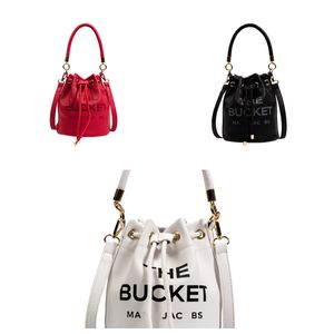 Сумка-ведро Высококачественная роскошная сумка-мешок Кожаная женская дизайнерская сумка Классическая модная сумка на шнурке на одно плечо Сумка через плечо Дизайнерская мини-сумка