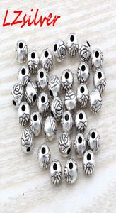 MIC 300PCS Antique srebrny stop zinku z krążenia Krzyki dystansowe 6x55 mm DIY Jewelry D242538451