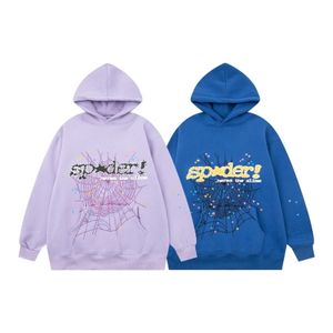 Tracksuit Men 555 hoodie spindelhoodies sp5der hoodie designer hoodies women street sp5der 5555555 diamant stjärna spindel web skum brev hoodie huvtröjor