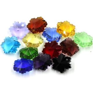 14mm encantos de vidro cristal floco de neve facetado contas pingente jóias diy descobertas grânulos soltos acessórios cristal beads3033428