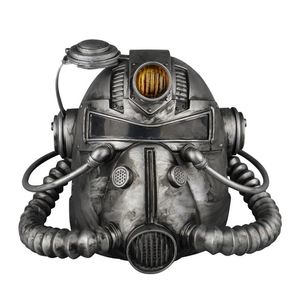 Маски Game Power Armor Косплей Шлем Носимый Шлем T51 Косплей Выпадающий Шлем Ручной Работы Взрослых Хэллоуин Реквизит 220812