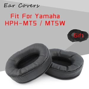 Accessories Ear Covers Ear Pads For Yamaha HPHMT5 HPHMT5W HPH MT5 MT5W Headphone Replacement Earpads Earcushions