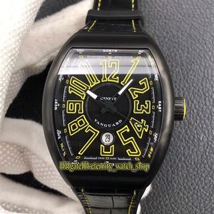 ZF Super version Vanguard V45 SC DT Black Date Dial Japan Miyota 9015 Automatic 45mm Mens Watch Titanium Case Rubber Strap Designe268x