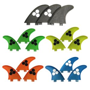 S M L Surf Fins UPSURF FCS Fins g3 g5 g7 Thruster Surfboard Fins Honeycomb Surfing Fins Multicolor Sup Fin Sports Accessories 231225