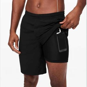 Shorts L008 Männer Laufshorts Breaker Outdoor Workout Strumpfhosen Hose Outfit 2in1 Stealth Sport Gym Yoga Fitness Hosen Männliche Marke Sweatp