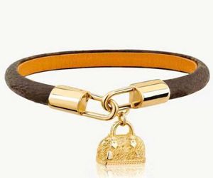 Bracelet Classic Flower Designer Plaid Leather Rope Luxury Gold And Silver Buckle Bead Bracelet Men Ladies Couple Fashion Gifts7056084