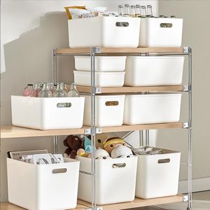 Storage Boxes Bins Instagram Wind No Print Organizing Box Wardrobe Desktop Miscellaneous Items Basket Handheld With Lid Drop Delivery Otcmd