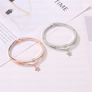 Bangle Designer Bangles Bangle Luxury Charm Armband Kvinnor Pendant Letter SMycken 18K Guldpläterad rostfritt stål Armband Manschett Fashion Accessories Letter Letter