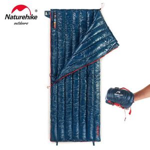 Sleeping Bags Naturehike cw280 Sleeping Bag Naturehike CWM400 Camping Ultralight Sleeping Bag Winter Goose Down Waterproof Sleeping BagsL231226