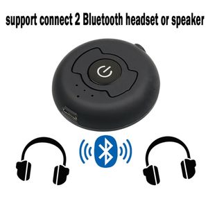 Połączenie wielopunktowe przenośne Bluetooth 5.0 RCA Aux 3,5 mm stereo audio telewizor nadajnik bezprzewodowy adapter muzyki bezprzewodowej dla dwóch słuchawek