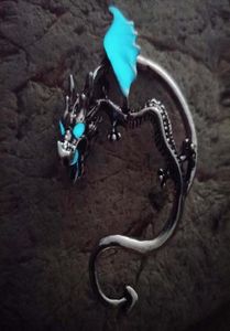 Hoop Huggie Luminous Dragon Earrings Black Man and Female 3 Colors5997147