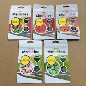 Verpackungsbeutel 300 mg Mylar Wassermelone Apfel Früchte Kirsche Pfirsich Paket Verpackungsbeutel Großhandel Iosvv Cfjkw