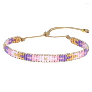 Strand KELITCH Mulheres Amizade Corda Pulseiras Artesanais Multi-Padrão Envoltório Ajustável Moda Jóias Pulseiras