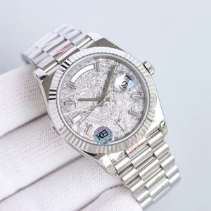 Relógios de designer de alta qualidade relógios masculinos e femininos 40mm dial 2836 movimento mecânico 904L corrente de aço espelho de safira 100mm à prova d'água com caixa