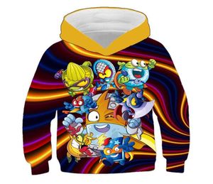 Hoodies Sweatshirts Cartoon Super Zings Costume 3D Printed Baby Boys Clothing Superzings Kids Girls Long Sleeve Tops2791013