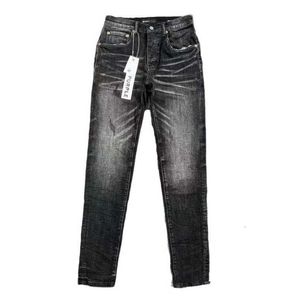 Jeans roxo designer masculino para mulheres calças marca verão buraco 2023 novo estilo bordado auto cultivo e pés pequenos moda 0orb