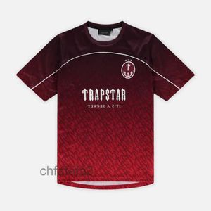 T-shirts pour hommes Trapstar Mesh Football Jersey Bleu Noir Rouge Hommes Sportswear T-shirt 97PC 9KIE 9KIE