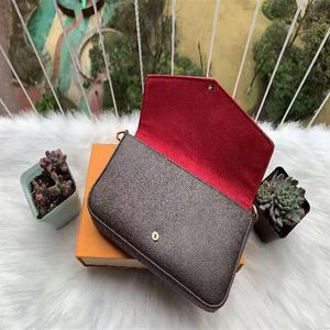 Topo Quality Wallet Leather Patchwork Messenger Bag Women Female Chain Strap ShoulderBag Ladies Flap Bags Purse With Box dust bag 301F