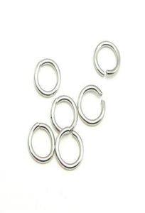 100 pz / lotto 925 Sterling Silver Open Jump Ring Split Rings Accessorio per gioielli artigianali fai da te W5008312s7242886