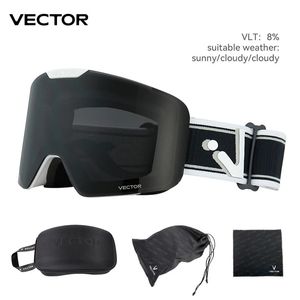 VECTOR Brand Ski Goggles Children Snowboard Glasses for Skiing UV400 Protection Snow Anti Fog Mask 231225