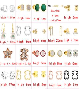 Fahmi 2022 New Style 925 Sterling Silver Bear Fashion Classic Exquisite Ladies Earrings Pierced Jewelry Factory Direct S7216649