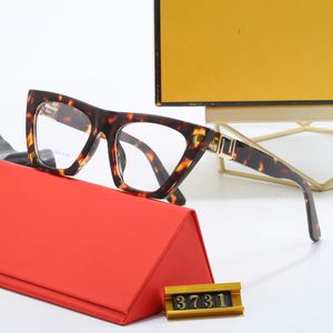 Ny FF Tortoise Shell Eyeglasses Frame Läs solglasögon Kvinnor Solglasögon Europeisk amerikansk stil Recept Glasögon Anpassningsbara linser Presbyopia