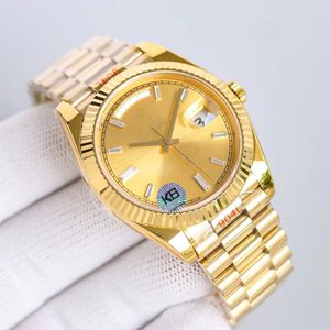 Relógios de designer de alta qualidade relógios masculinos e femininos 40mm dial 2836 movimento mecânico limpo fábrica 904l corrente de aço espelho de safira 100mm à prova d'água com caixa